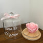 Fleur sous cloche « mamie »